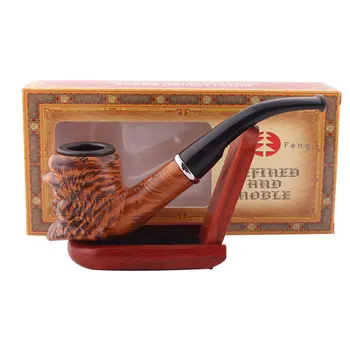 

Free shipping new angular shapeinscribed style bakelite pipe smoking pipe tobacco pipe for gift boxe vs ePipe F3000 618 k1000