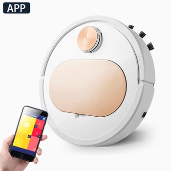 

APP Remote Control Robot Vacuum Cleaner Intelligent Touch Vacuum Cleaner 3-in-1 Multifunctional Household Wireless Sweeper