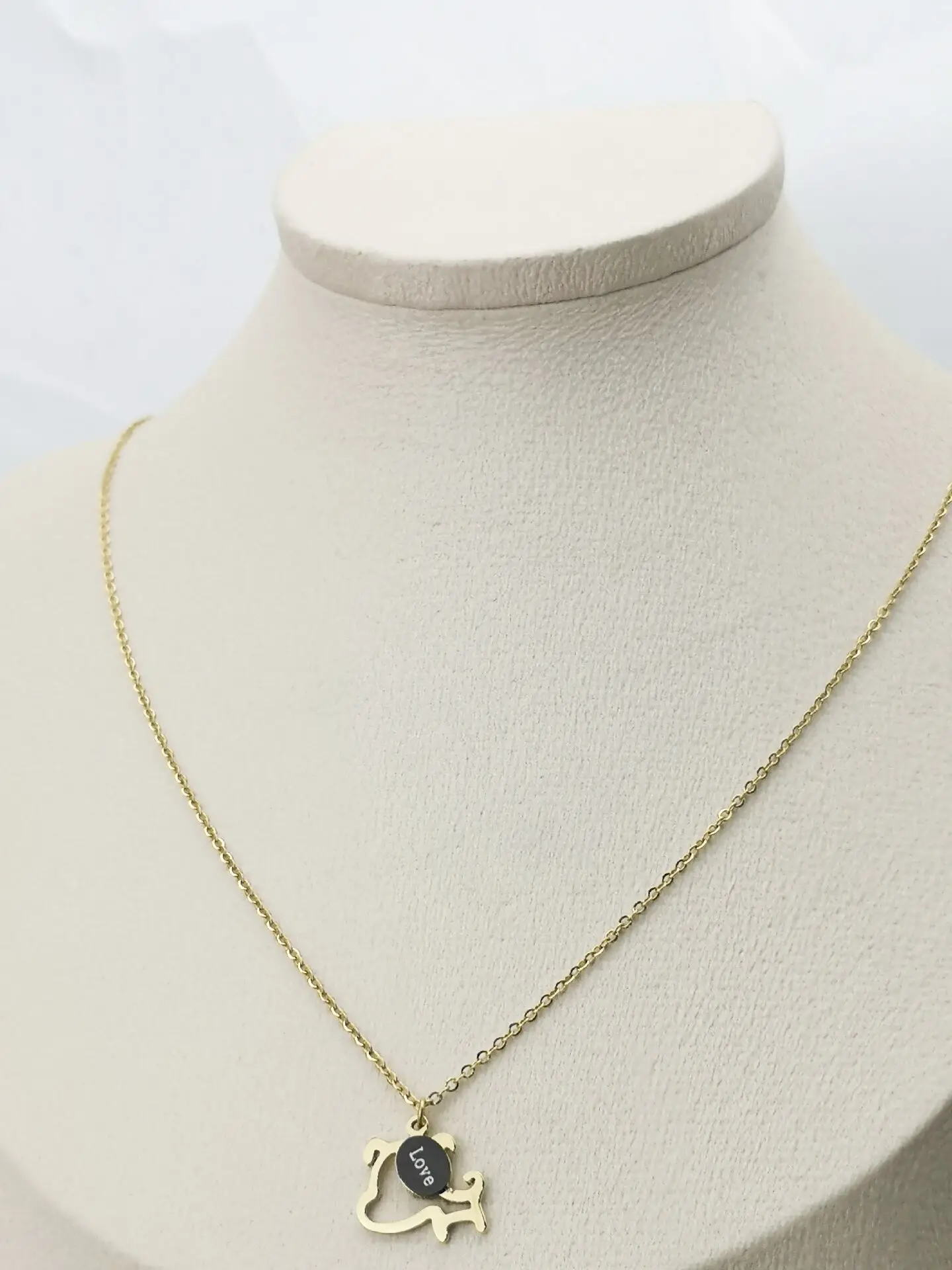 

Dog Vnox Basic Punk Stainless Steel Necklace for Women Curb Cuban Link Chain Chokers Vintage Black Gold Tone Solid Metal