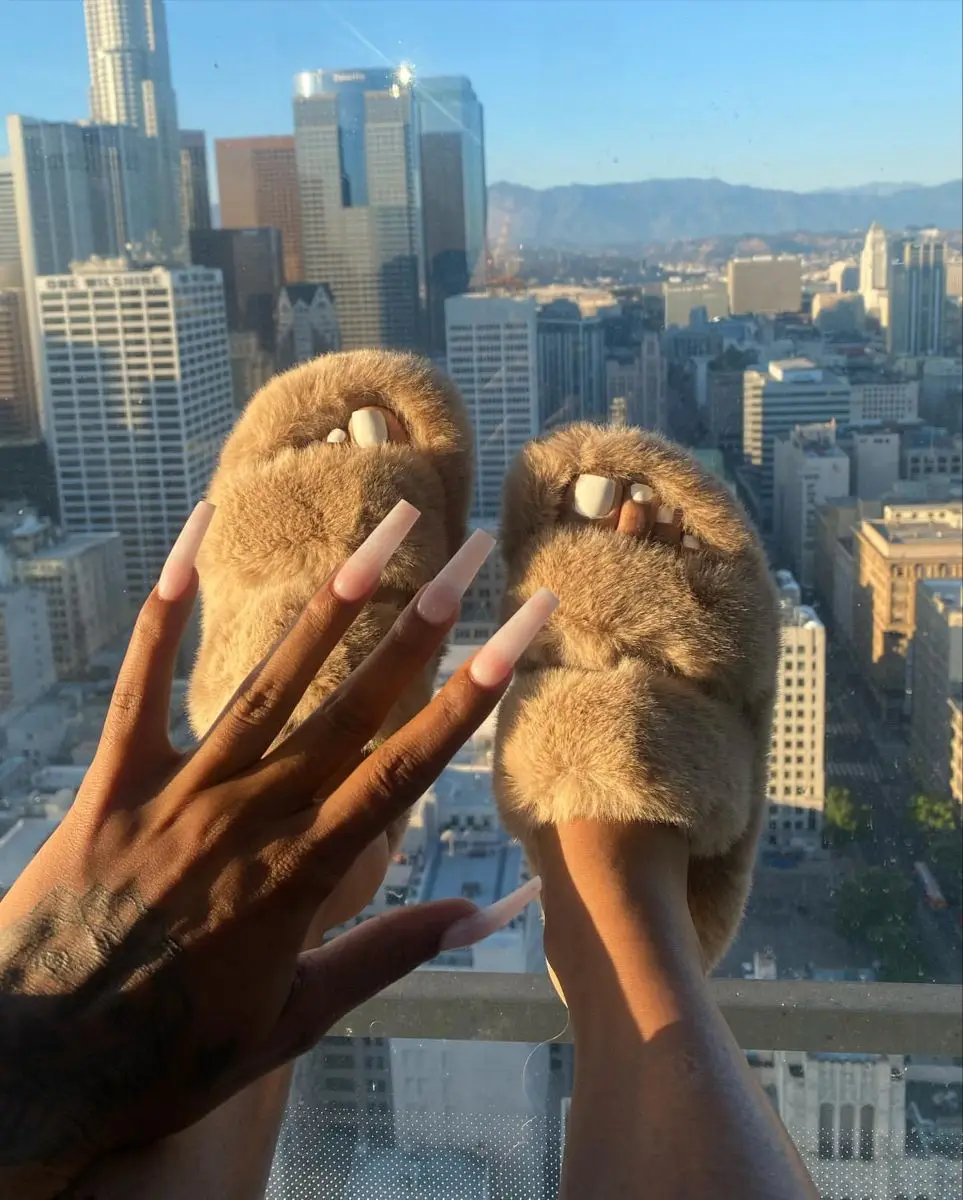 Indoor Women Fur Slippers Fluffy Soft Furry Slides Thick Flats Heel Non Slip House 3 Hcb2b2988bb8e4b1586334b5498dfb593C