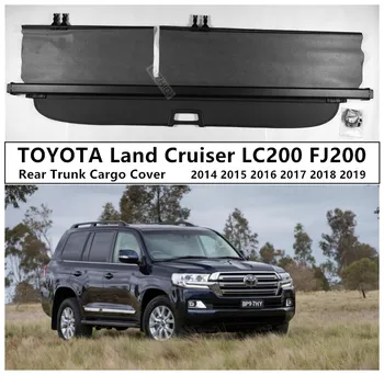 

Rear Trunk Cargo Cover For TOYOTA Land Cruiser LC200 200 2014 2015 2016 2017 2018 2019 High Qualit Security Shield Accessories