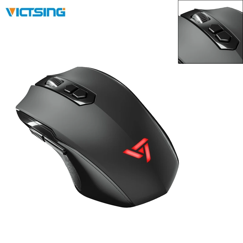 

VicTsing NEW 7 Button Grip Ergonomic Wireless Mouse 800/1200/1600/2000/2400 DPI Adjustable Gaming Mouse Silent Click