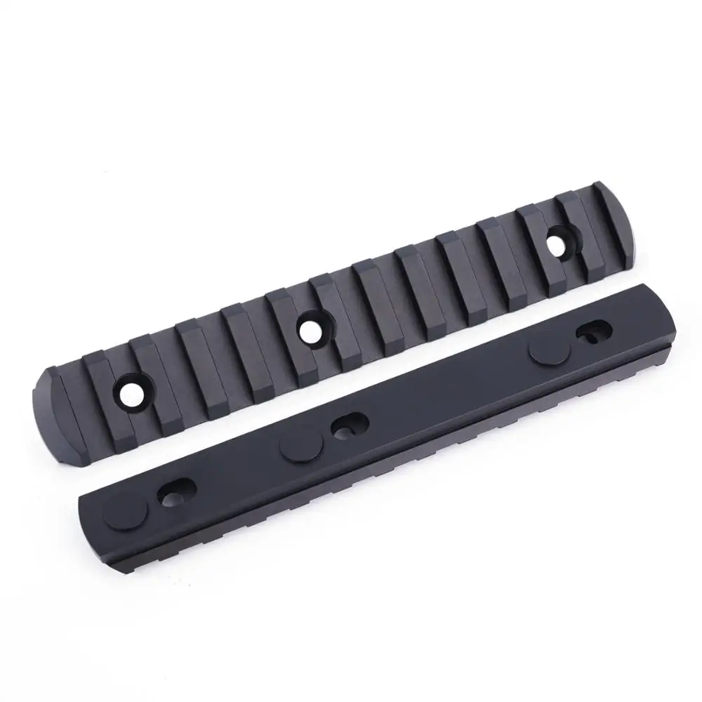 Алюминиевая рейка Пикатинни 13 слотов тактическая Крепление рельсового прицела |