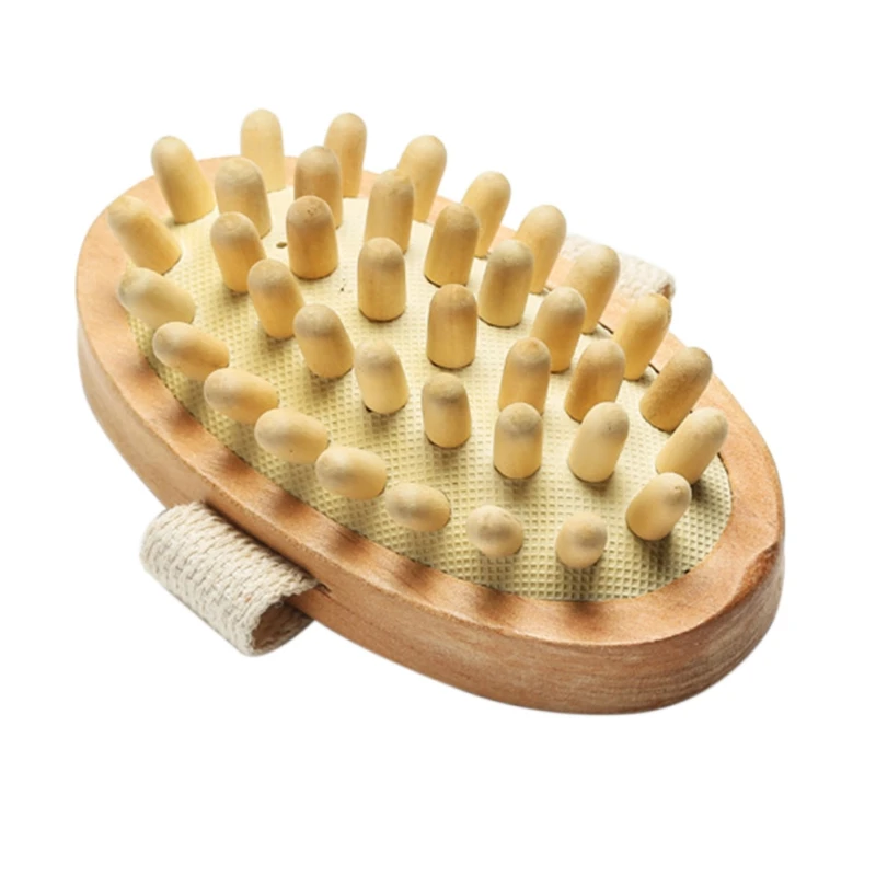 

Wooden Manual Massager Make Neck Back Relax Health Natural Non-toxic Care Ballet Design Massage Tools