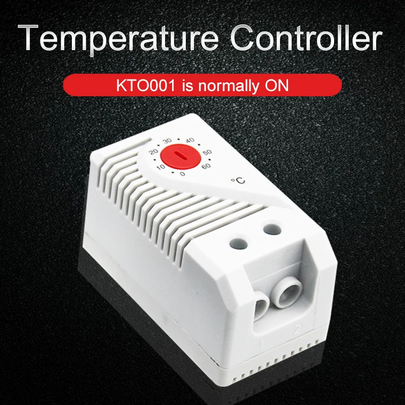 Normally Close NC normally open NO adjustable 0 to 60 degree Thermostat Temperature Controller KTO011 KTS001 Thermostat