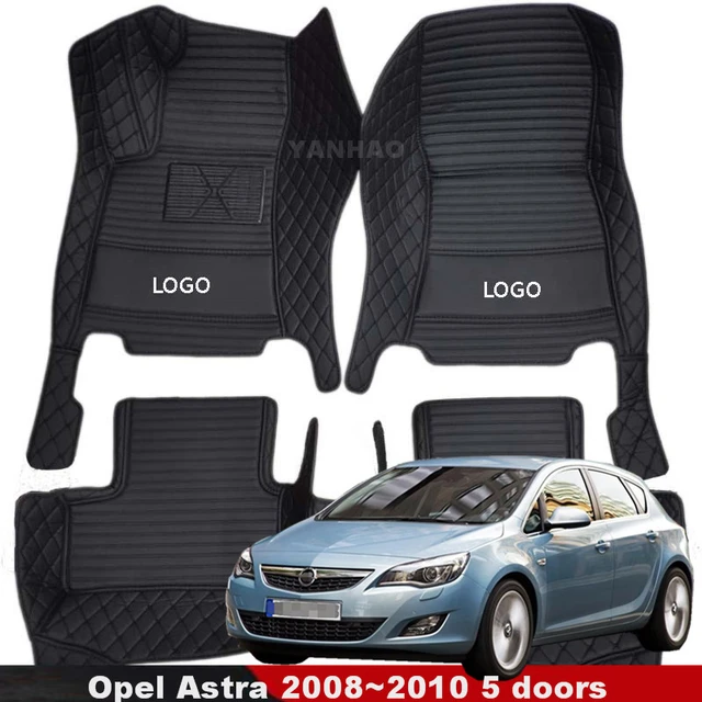 Custom Car Fußmatten für Opel Astra 2008 ~ 2010 5 türen auto zubehör  Automobil Teppich Abdeckung Leder Auto Matten - AliExpress