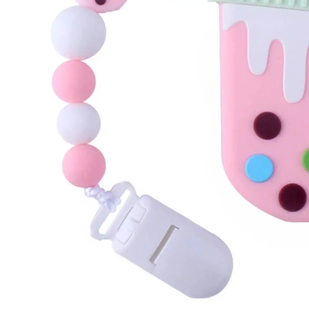 Baby Products Tooth Gel Pacifier Chain Set Baby Silicone Nipple Clip Accessories Baby Pacifier Chain Care Products