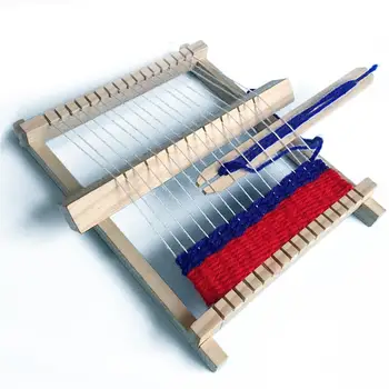 

Kuulee DIY Hand-Knitting Wooden Loom Toys Children Weaving Machine Interllectural Development Technology Production