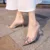 Роскошные женские туфли-лодочки 2019 Прозрачные высокие каблуки Sexy Pointed Toe Slip-on Wedding Party Brand Fashion Shoes For Lady Size 34-41