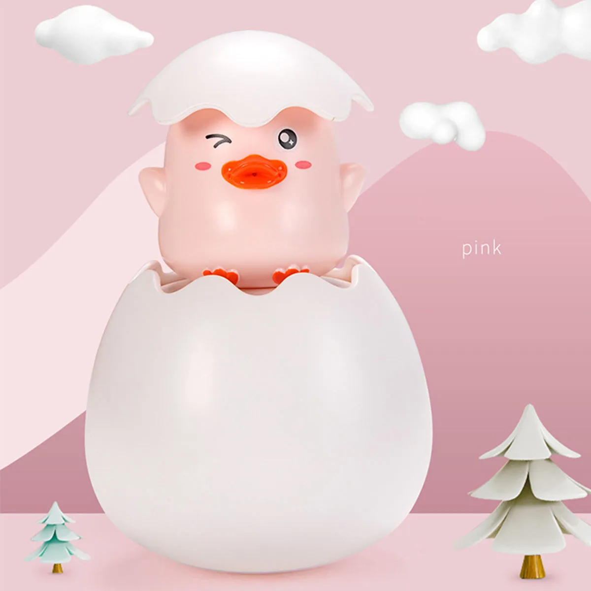 Puseky/Детские игрушки для душа, утенок, посыпающий водой, детские игрушки, пингвин, динозавр, Детская водяная игрушка