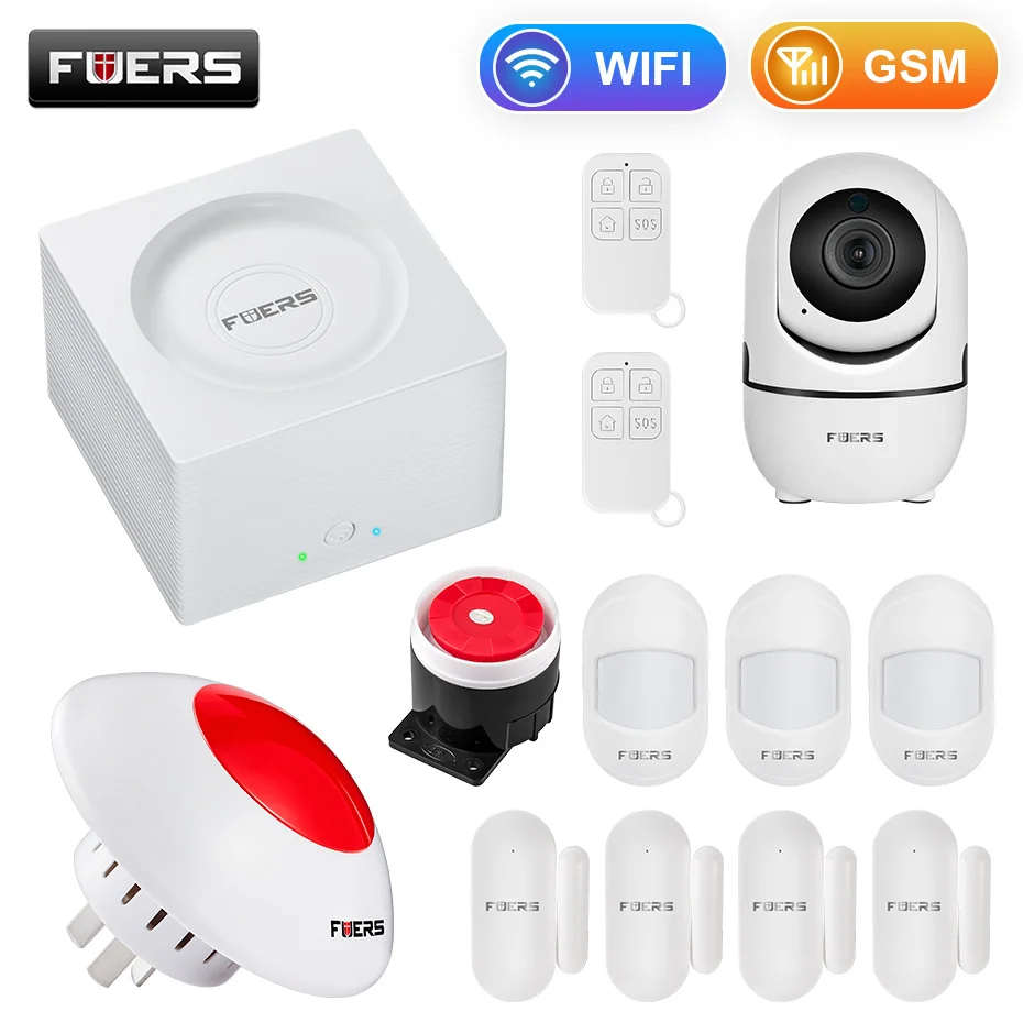Fuers Беспроводной сигнализации WI FI GSM охранная сигнализация Системы комплект