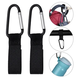 2Pcs Stroller Hooks Wheelchair Stroller Pram Carriage Bag Hanger Hook Baby Strollers Shopping Bag Clip Stroller Accessories