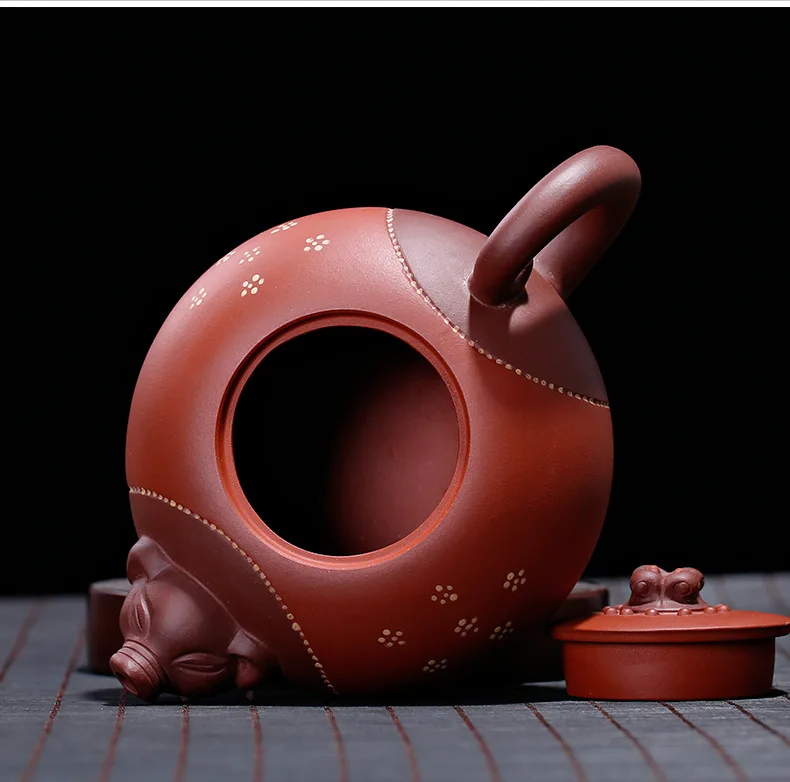 Teapot Yixing Zisha Clay Chinese Handmade Tea Pot Gongfu Tea Set 440ml High Quality New Design Safe Packaging With Gift Box