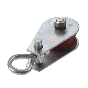 

WSFS Hot 0.03T Metal Pulley Single Swivel Ring Lifting Rope Pulley Sheave Rollers Block Loading For Wire Rope Durable Gravity Sk