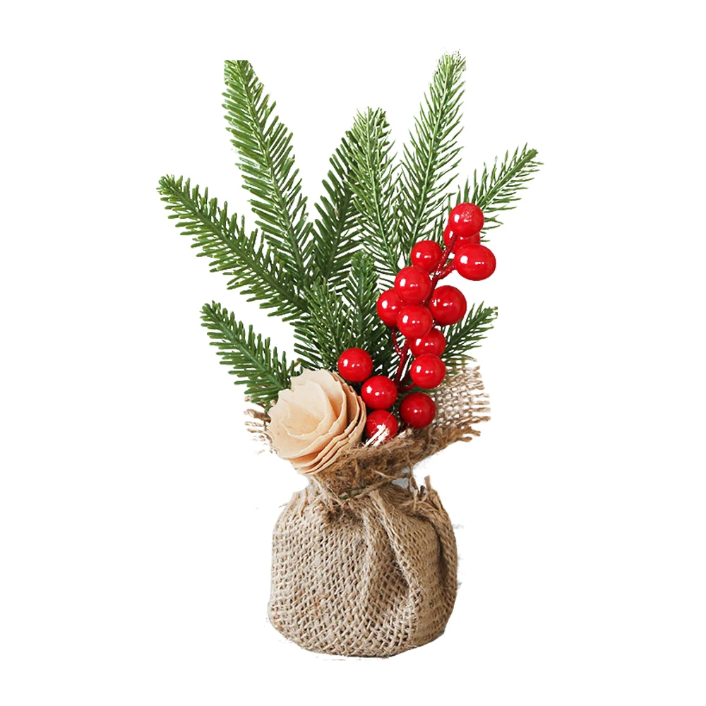 1Pcs Color Print Three-Dimensional Christmas Tree 3D Greeting Card Christmas Three-Dimensional Handmade Card New Year Blessing - Цвет: Red fruit