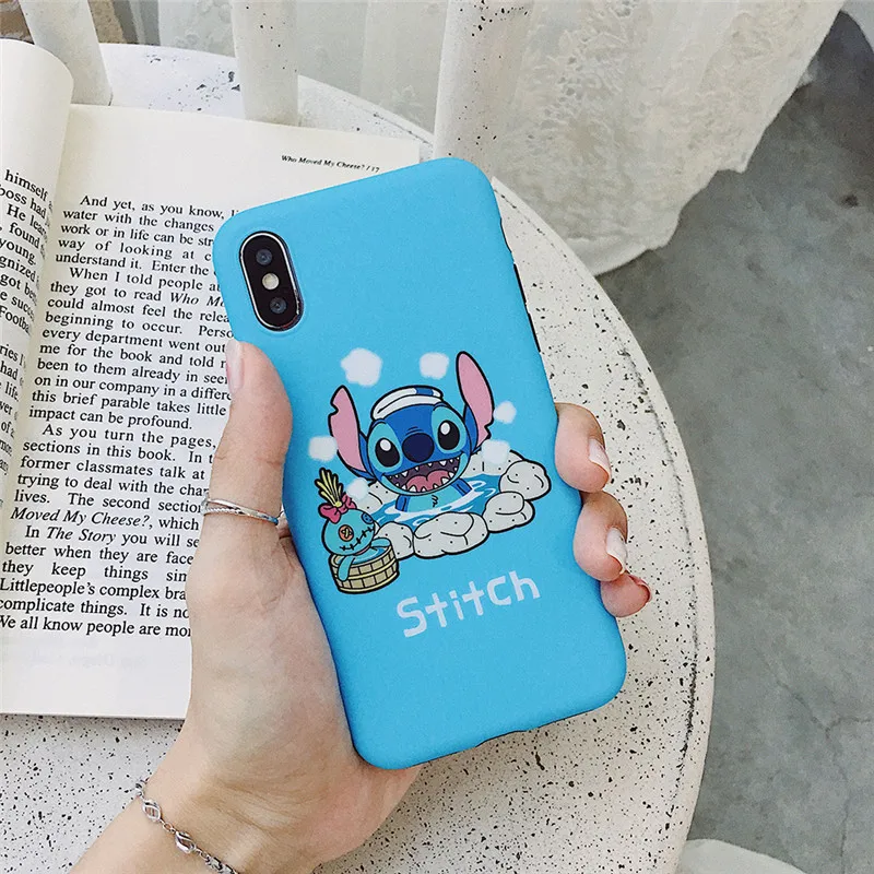 Милый мультяшный спа Ститч чехол для телефона для iPhone 6 6S 7 8 Plus X XS MAX XR 11 Pro MAX чехол s Мягкий IMD силиконовый чехол-накладка