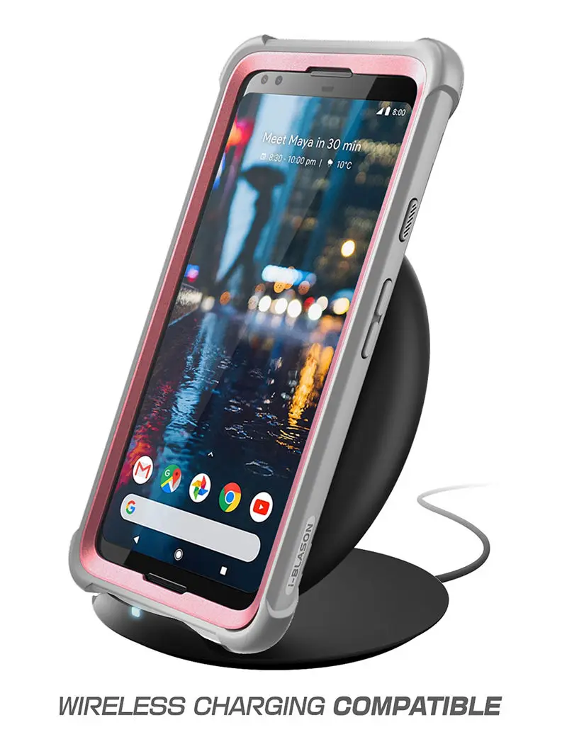 I-BLASON для Google Pixel 3 Чехол 5,5 дюймов серия Ares полный корпус Прочный Прозрачный Бампер чехол со встроенной защитной пленкой