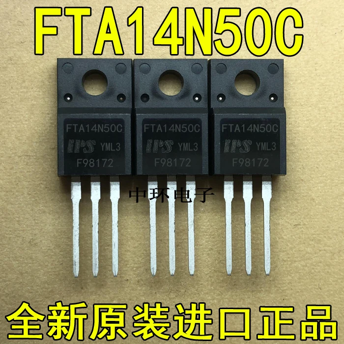 

10pcs/lot FTA14N50C 14N50 14A 500V TO-220F