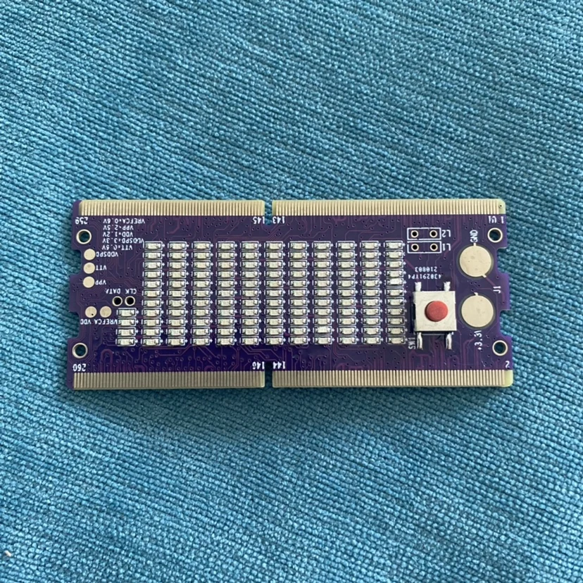 

Notebook Motherboard Memory DDR4 Forward and Reverse Dual-use Test Card with Light Dual-use Tester Memory Slot Test Card