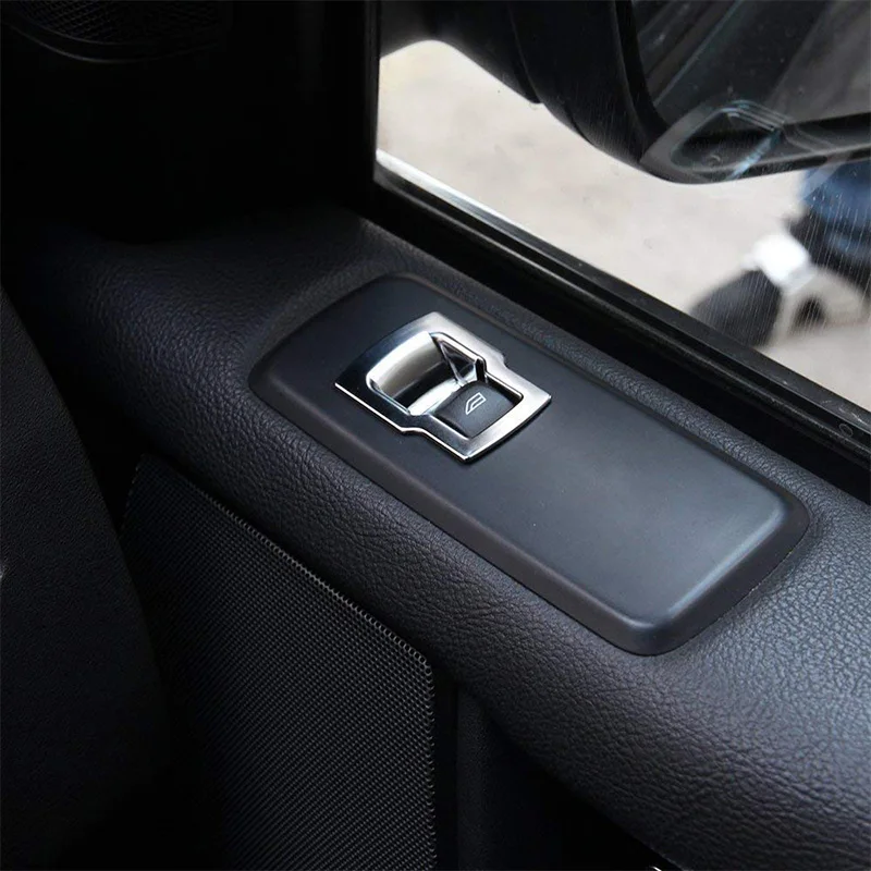 Chrome Car Door Window Switch Lift Button Cover Trim Frame for for Land Rover Discovery 4 LR4 Range Rover Sport L320 Accessories