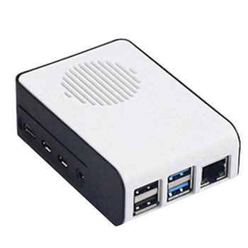 

Case LED Fan Scratchproof Box Enclosure Housing Durable Cooling Mini Replacement Cover Accessories For Raspberry Pi 4 Model B