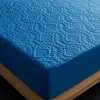 Bonenjoy Quilted Waterproof Fitted Sheet With Elastic Queen King Size Mattress Cover Solid Color Bed Sheets (No Pillowcase) 5