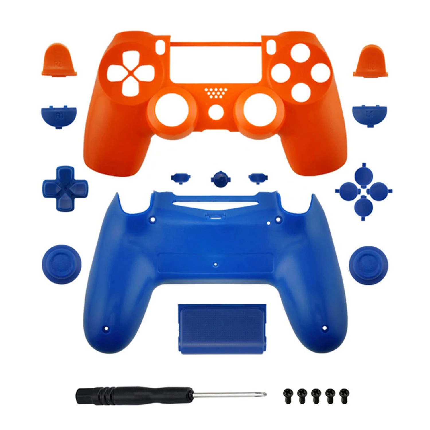 Bevigac аниме тема Замена Корпус чехол оболочка полный набор кнопок для sony playstation 4 PS4 тонкий JDM-040 контроллер - Цвет: Style C