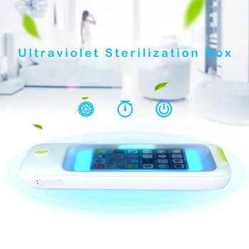 

UV Light Cell Phone Sterilizer Aromatherapy Function Disinfector Cell Phone Cleaner For Small Accessories Jewelry Watch