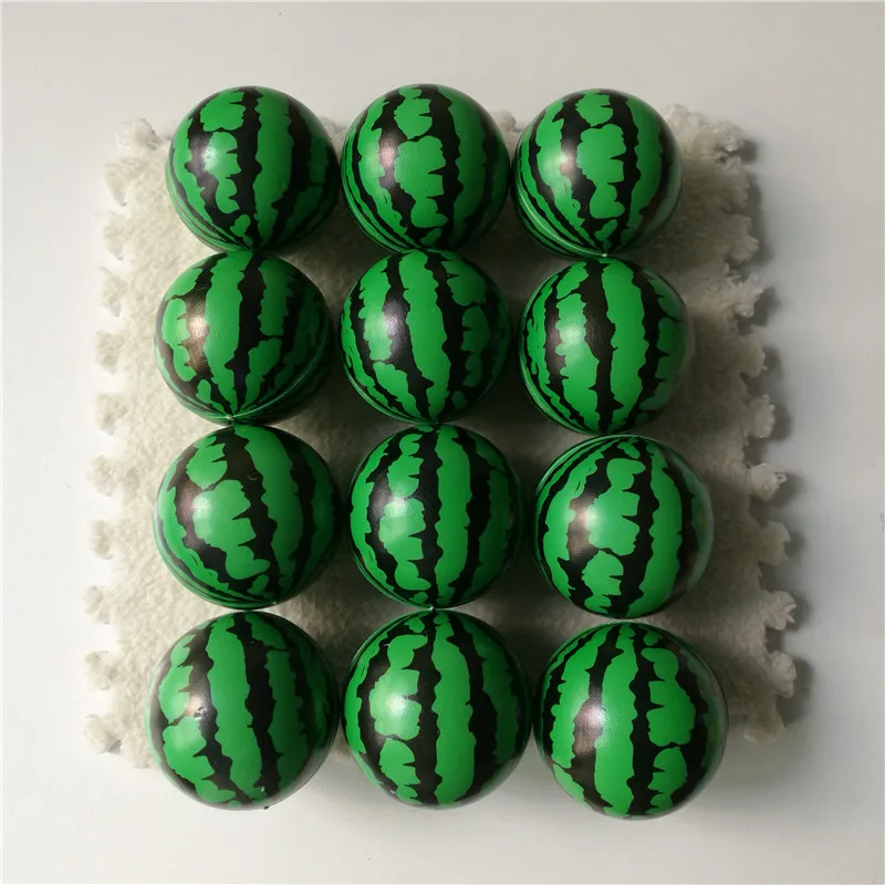 6,3 см ПУ пена Арбуз сжимаются шары для снятия стресса Мягкий Спорт на открытом воздухе антистресс снятие помощи игрушки для детей