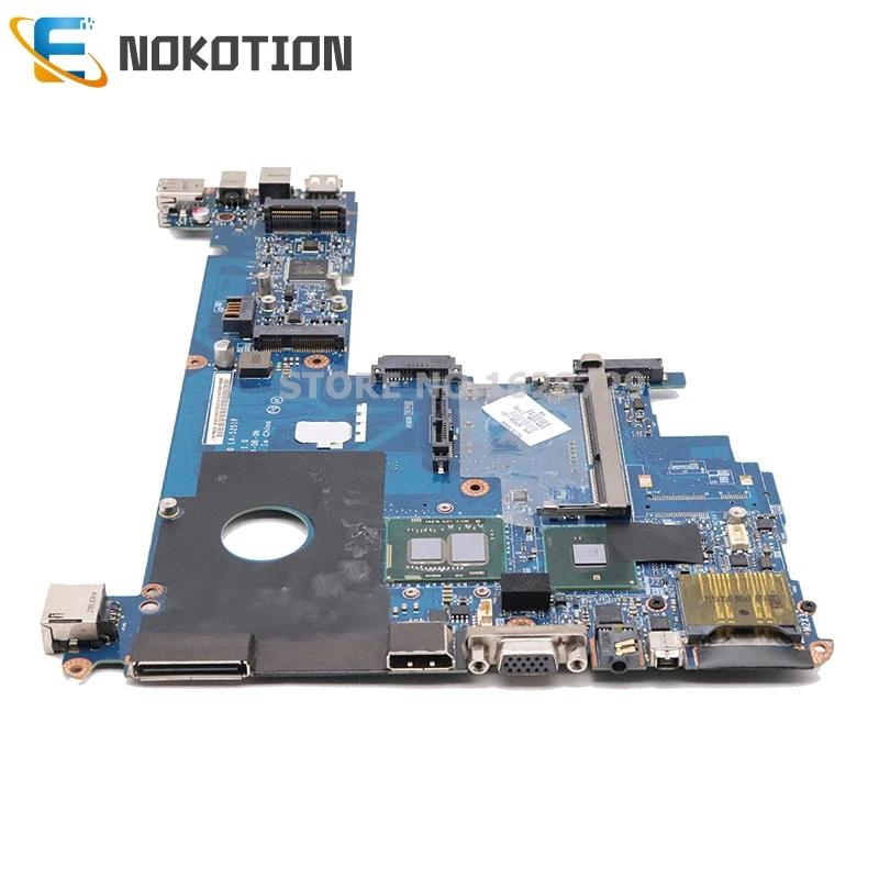 NOKOTION Материнская плата ноутбука для hp Elitebook 2540P 598762-001 LA-5251P основная плата I7-640LM QM57 GMA HD DDR3 полный тест