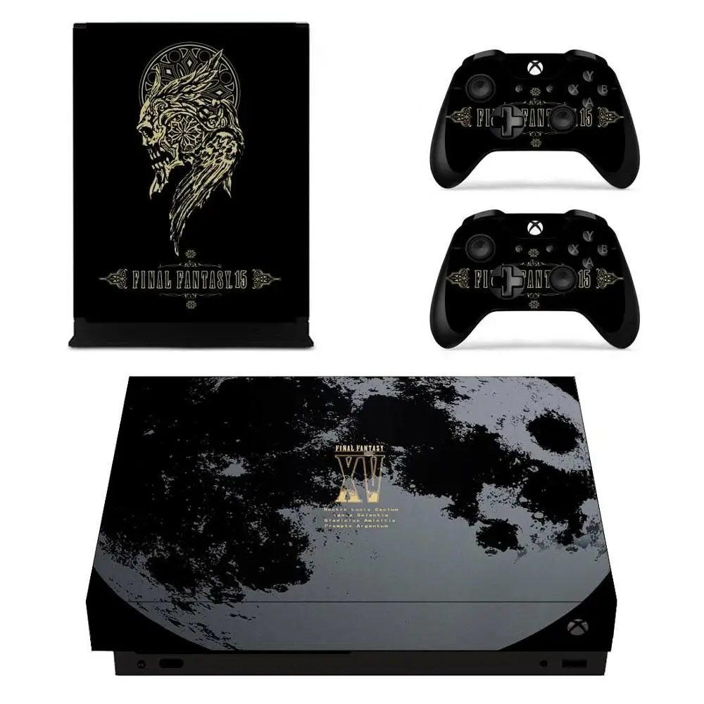 YSX1X1790 Наклейка s Final Fantasy для Xbox One X виниловые наклейки для кожи наклейка крышка Adesivo для Xbox one X консоль пульты дистанционного управления скины - Цвет: YSX1X1790