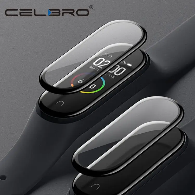 

For Xiaomi Mi Band 4 Screen Protector 6D Curved Edge Protective For Miband 4 Miband4 Film Full Cover HD Mi Band4 Protect Film