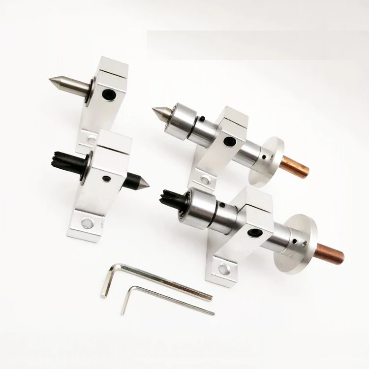 Bead lathe fixed tailstock, rotary thimble, woodworking lathe accessories, plum blossom thimble