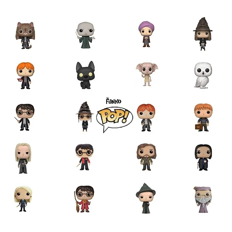 Funko Pop Harri potter Волшебная школа Минерва Фильм Виниловые экшн и Игрушечные Фигурки Коллекционная модель игрушки для детей