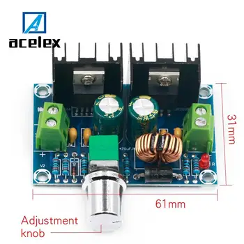 

XH-M401 DC-DC Step Down Buck Converter Power Supply Module XL4016E1 PWM Adjustable 4-40V To 1.25-36V Voltage Regulator 8A 200W