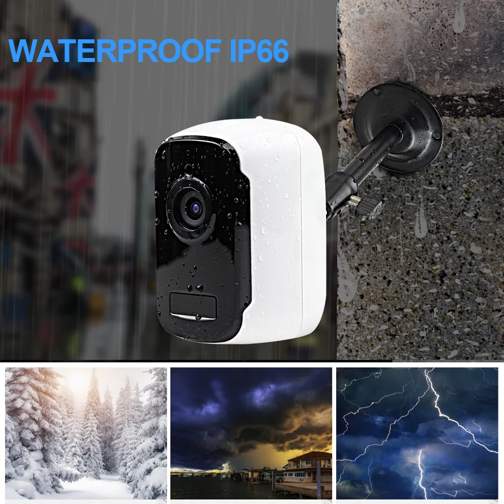 1080P HD IP камера, wifi, уличная беспроводная камера безопасности с батареей, уличная Водонепроницаемая камера наблюдения, CCTV, PIR, обнаружение движения, sd-карта