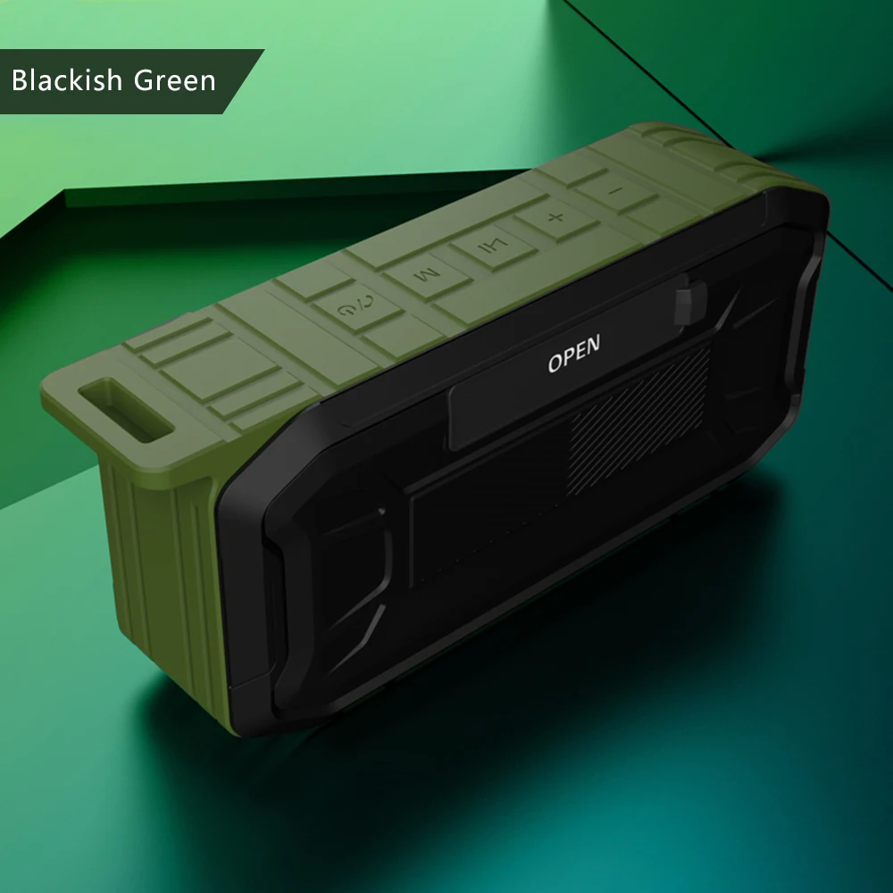 KISSCASE IPX7 водонепроницаемый bluetooth динамик наружный Bluetooth 5,0 беспроводной bluetooth динамик Колонка сабвуфер музыкальный звуковой ящик светодиодный