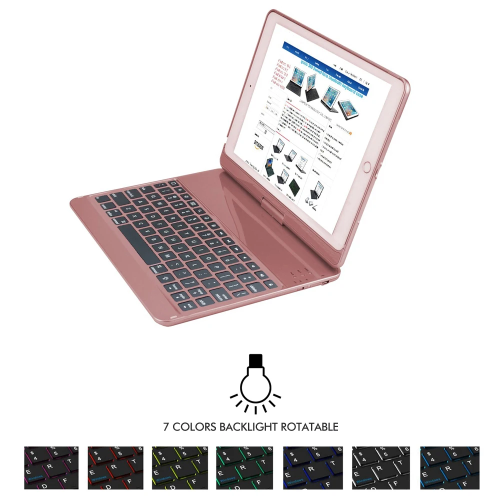 Алюминиевый 5 1 Bluetooth беспроводная клавиатура для iPad pro 10 &quot Premuim металлический