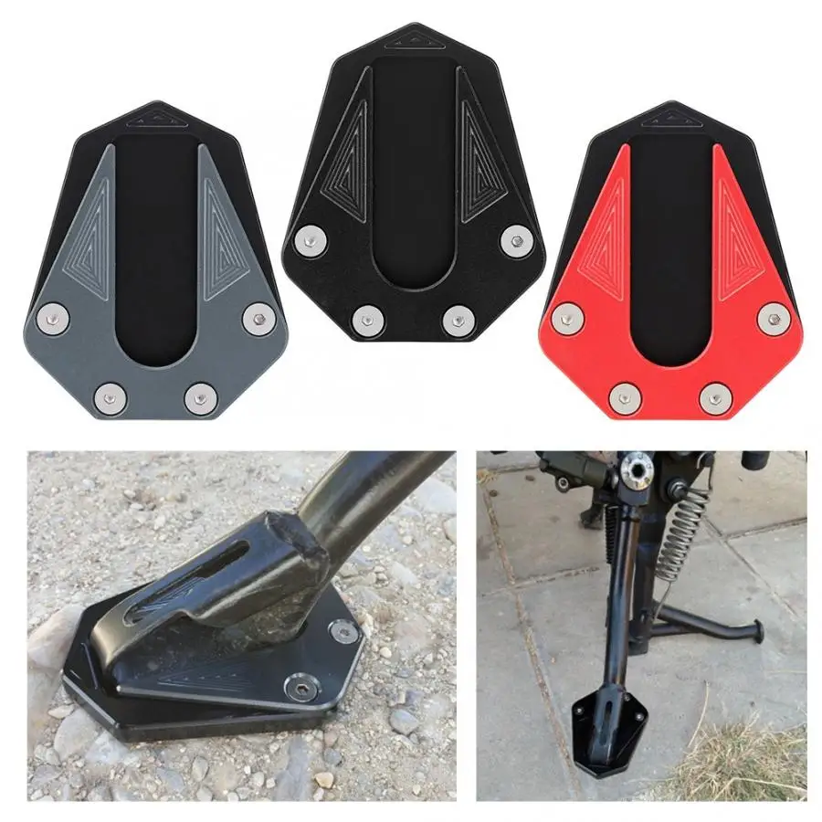 

Motorcycle Anti-skid Foot Kickstand Extension Pad Enlarger Fit for Benelli TRK 502 2017 2018 2019 Motorcycle Parts
