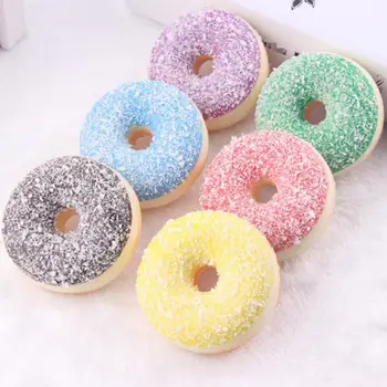 

6Pcs Colorful Slow Rising Doughnut Kids Toy Party Favors Supplies