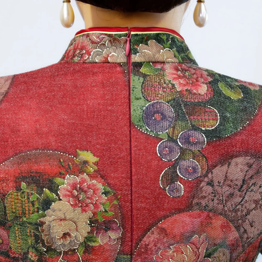2019 Новый Осень Женская атласная Ретро cheongsam qipao вечернее платье китайский Восточный одежда Традиционный китайский торжественное платье
