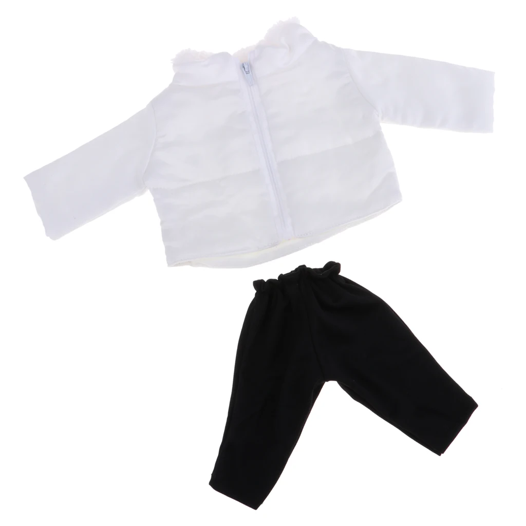 Two-piece Outfits Cotton Jacket And Trousers For 18 Inch American Dolls