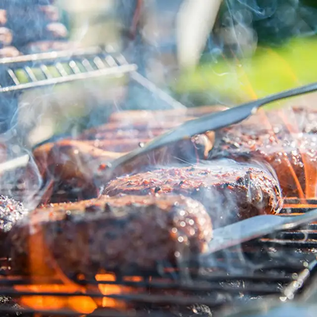 5Db/Beállított Kerek Eldobható Bbq Grill Rack Sült Nettó Rostos Grillező Serpenyő - Image 3