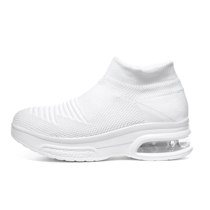 C white Women Outdoor Sneakers Ladies Comfortable Light Hiking Shoes Non-slip Climbing Boots Breathable Trekking Gym Swing Shoe Spring - Цвет: C white