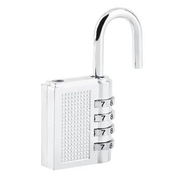 

New 3 4 Digit Password Lock Combination Zinc Alloy Security Lock Suitcase Luggage Coded Lock Cupboard Cabinet Locker Padlock