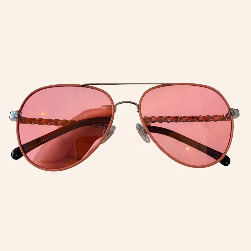Женские солнцезащитные очки gafas de sol hombre в ретро стиле с металлической оправой, фирменный дизайн, солнцезащитные очки для женщин - Цвет линз: No.5 sunglasses