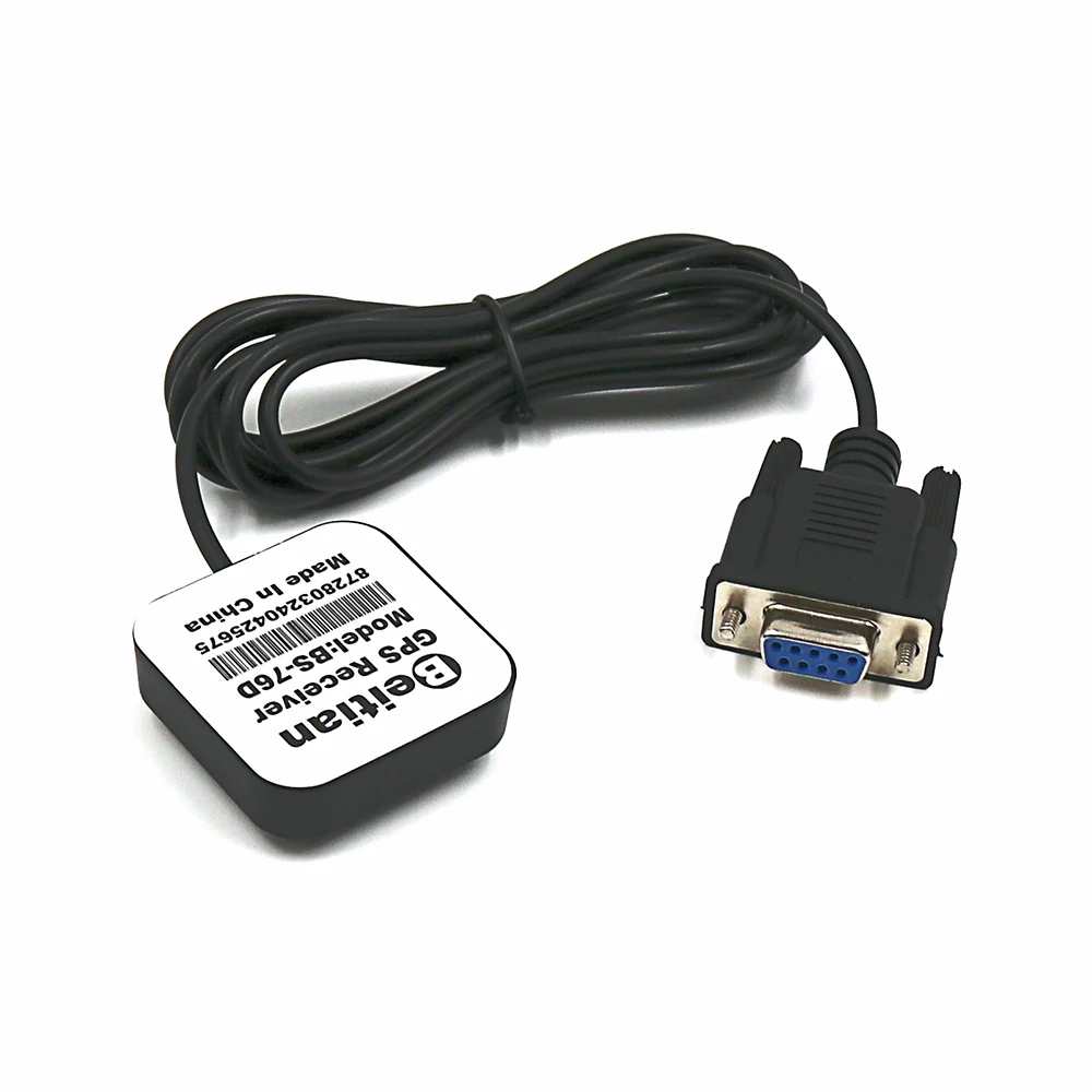 BEITIAN квадратный корпус RS-232 42*42*15 мм магнитное дно водонепроницаемый IP67 DB-9 женский интерфейс gps приемник BS-76D