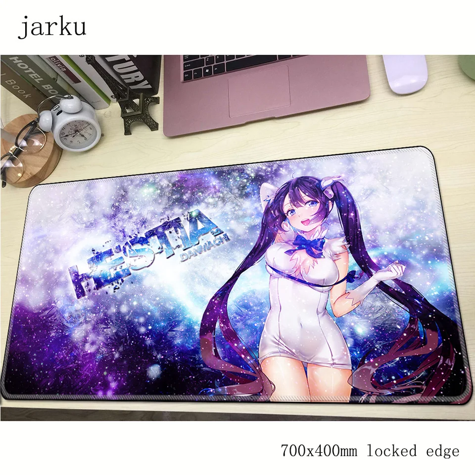 Hestia Cosplay Desk MousePad Is It Wrong to Try to Pick Up Girls in a Dungeon