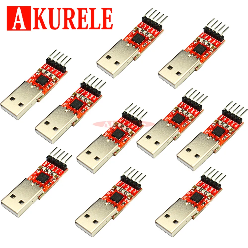 10 шт. CP2102 модуль USB к TTL Серийный UART STC Скачать кабель PL2303 супер щетка линия