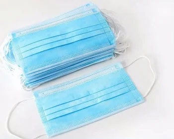 

Blue Prevent Bacteria Mouth face Mask Disposable Non-Woven Three-layer Filter Unisex Anti-dust Mouth Nose Proof Masks / 1000pcs